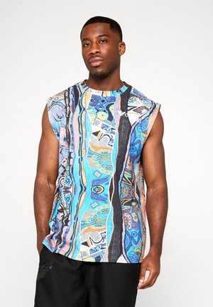 Colucci MUSCLE - Débardeur - aop blue orange