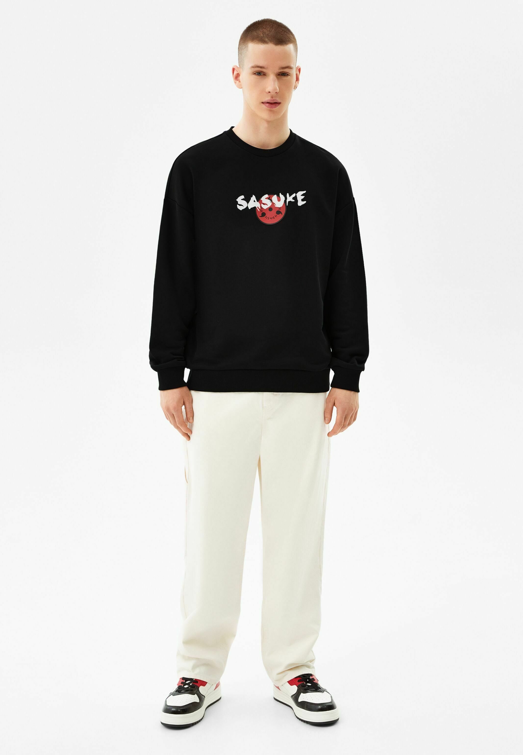 Bershka NARUTO - Felpa - black/nero - Zalando.it