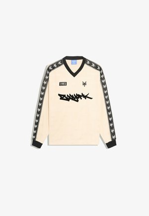 Bershka, ZOO YORK LONG SLEEVE TECHNICAL JACQUARD - T-SHIRT - Sweatshirt - gold-coloured