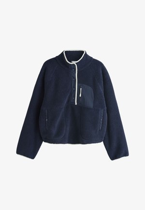 Next, Felpa in pile - navy