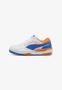 Unselected, white- team royal-rickie orange