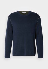 LONGSLEEVE CREW NECK - Svetr - navy teal