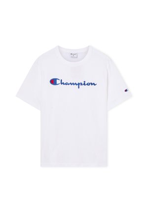 Champion, CHAMPION SHORT SLEEVE T-SHIRT CHAMPION MODERN HERITAGE - Camiseta estampada - white