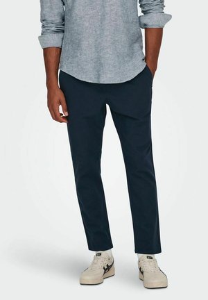 ONSLINUS CROP - Träningsbyxor - dark navy