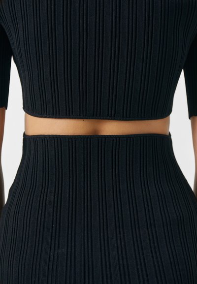 Proenza Schouler White Label CUT OUT - Μπλουζάκι με στάμπα - black