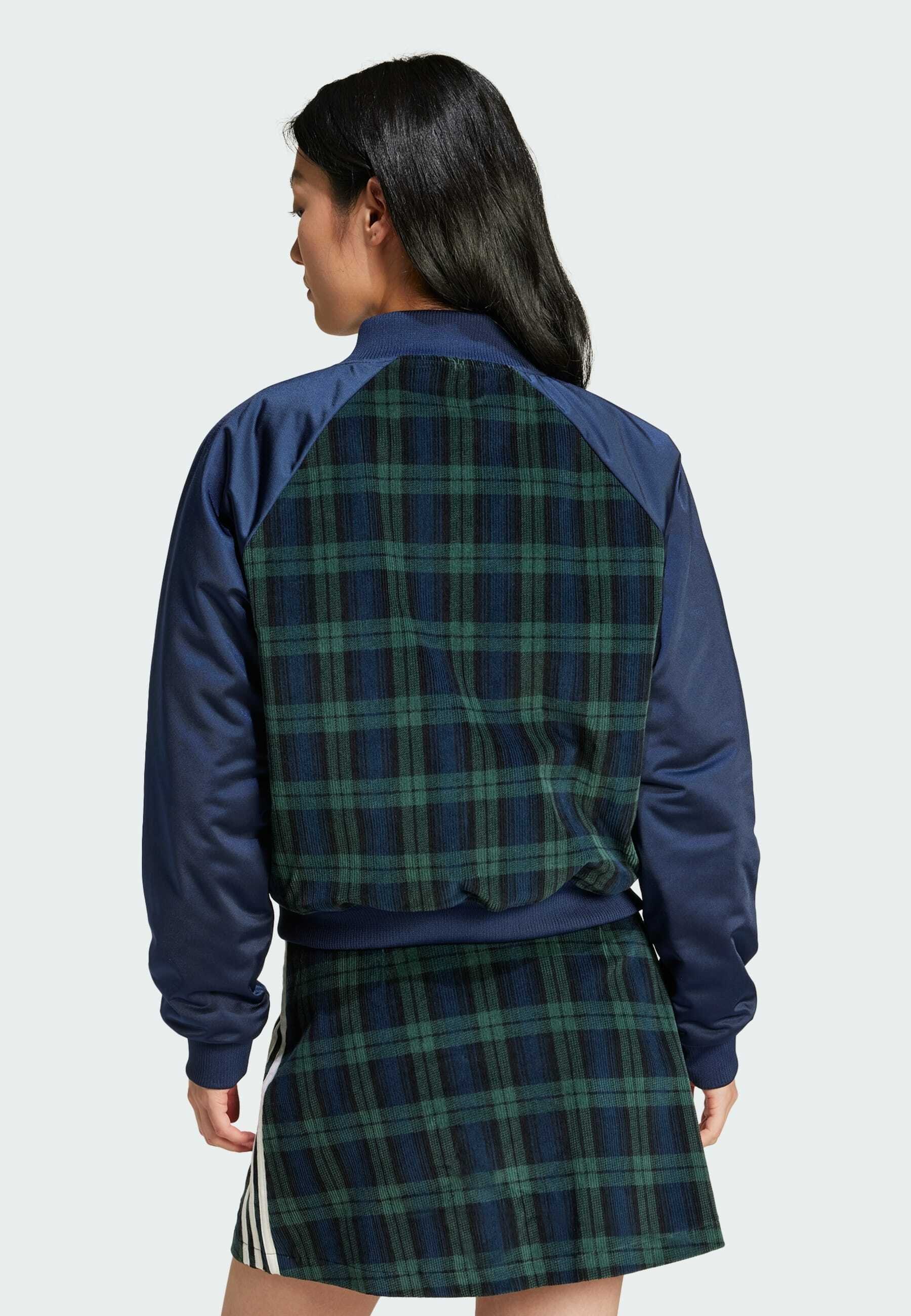 ● ADIDAS ● TARTAN COLLEGIATE JACKET CLOTHING - Tartan Collegiate Jacket - Blue | adidas Oman