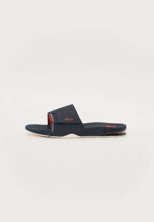 FANNING - Hjemmesko - navy/orange/white