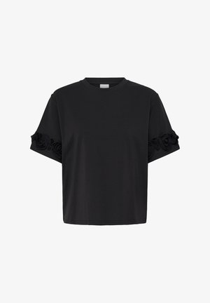 ICHI, IHROSANNY SS - T-shirt print - black