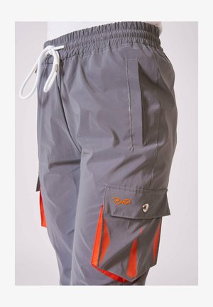 Project X Paris BAS DE JOGGING POCHES - Pantalon cargo - orange