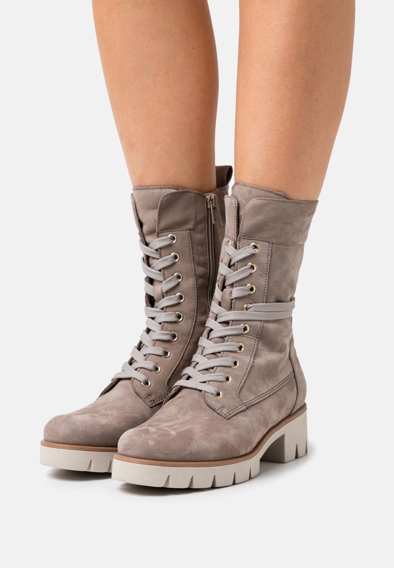 Gabor Bottines à lacets - fango/dust