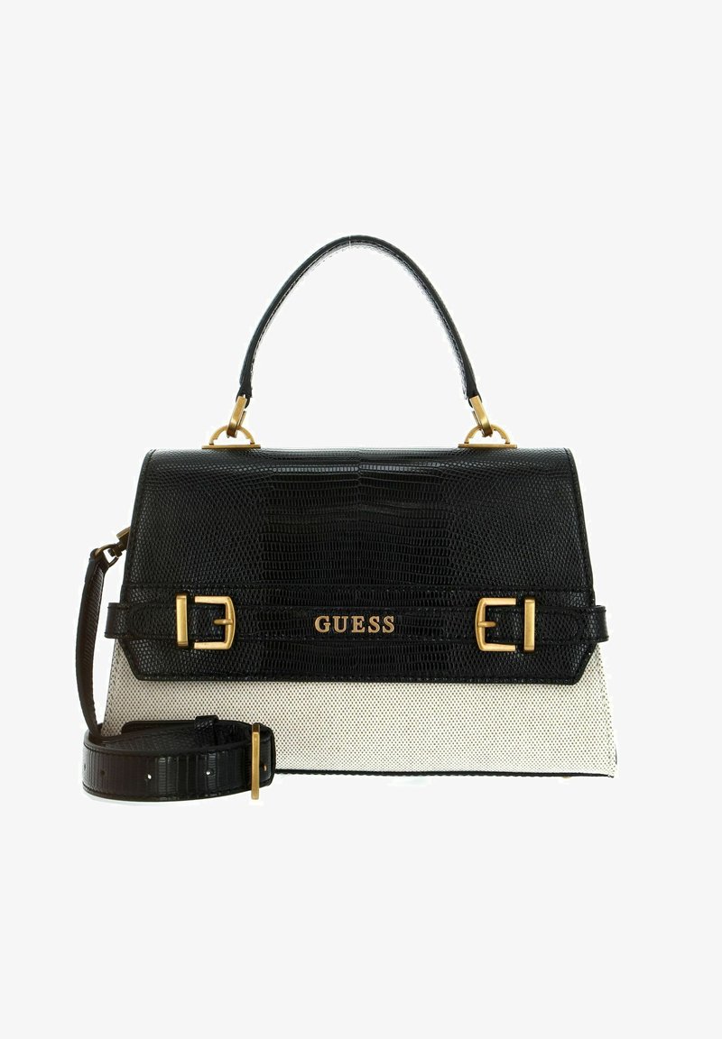 Guess SESTRI HANDLE FLAP - Rankinė - natural black