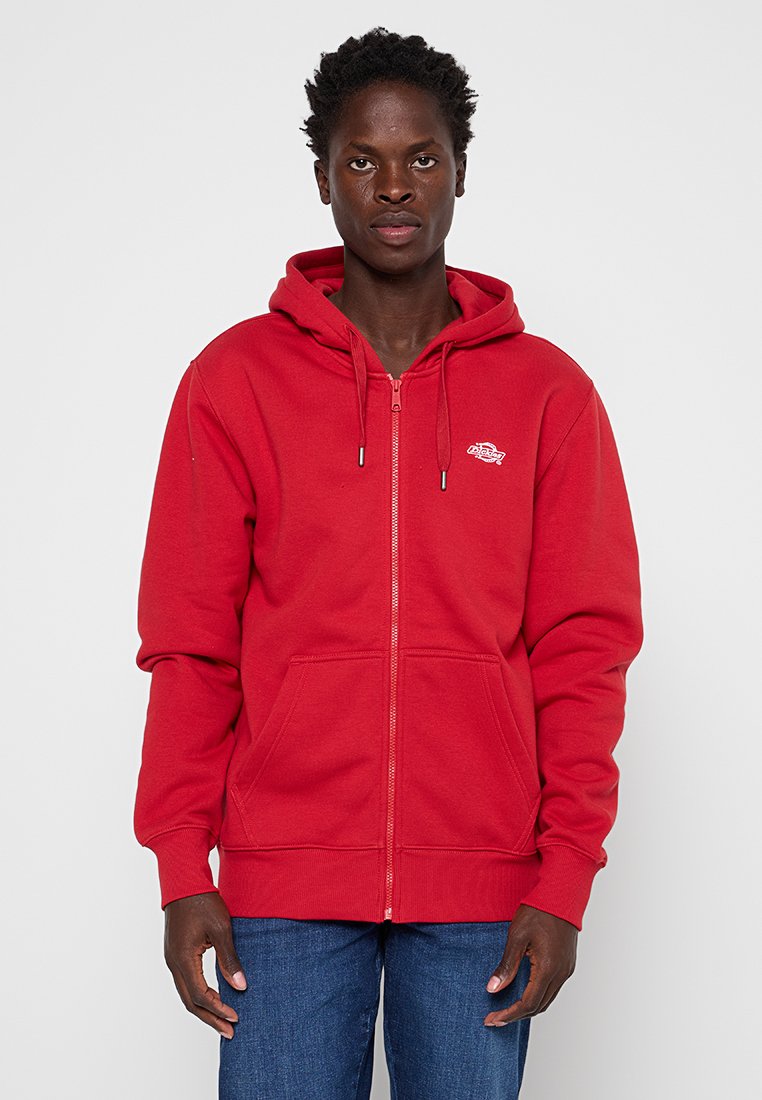 Dickies Sweater met rits rood