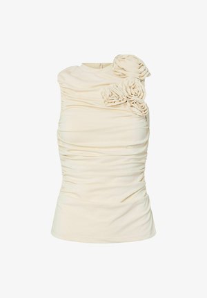 YAS, SLEEVELESS TOP YASDONA - Camicetta - pristine