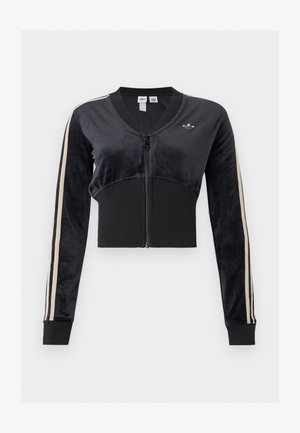 adidas Originals, V NECK - Felpa con zip - black