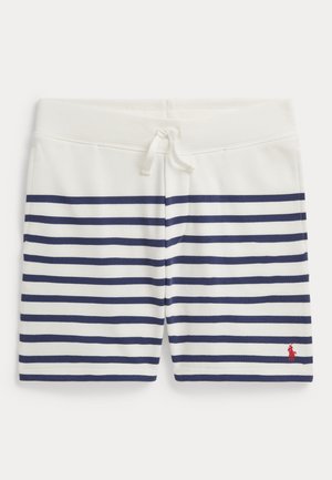 STRIPED FRENCH TERRY SHORT 7-14Y - Lühikesed püksid - deckwash white/light navy