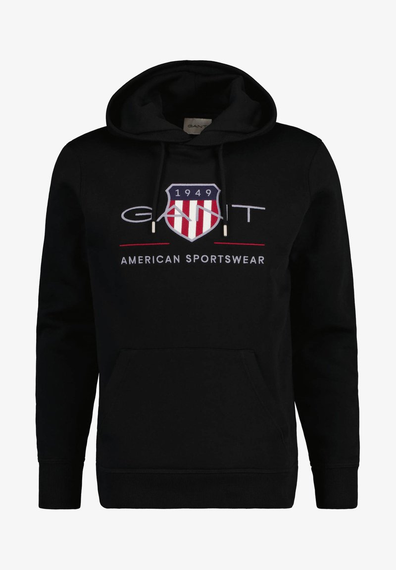 GANT Reg Medium Archive Shield-Felpa con Cappuccio Uomo GANT Reg Medium Archive Shield-Felpa con Cappuccio Uomo