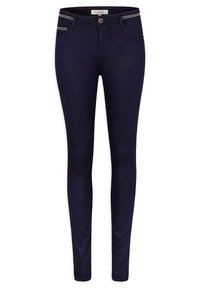 SLIM WITH WET EFFECT - Pantalones - dark blue