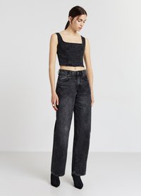 Calliope Bluse - nero denim