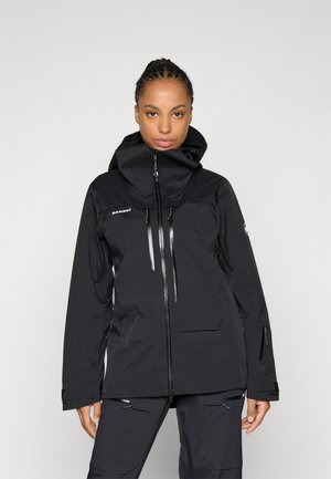 HALDIGRAT LIGHT HOODED JACKET WOMEN - Hardshell jacket - black