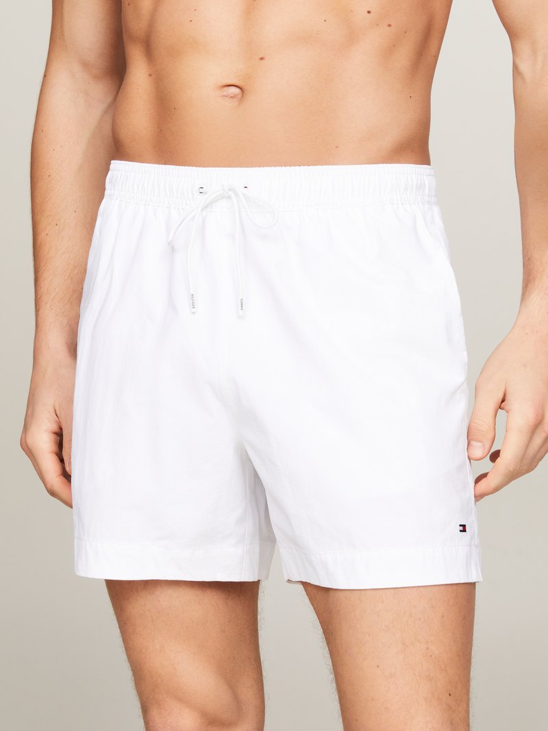 Tommy Hilfiger DRAWSTRING - Badeshorts - optic white