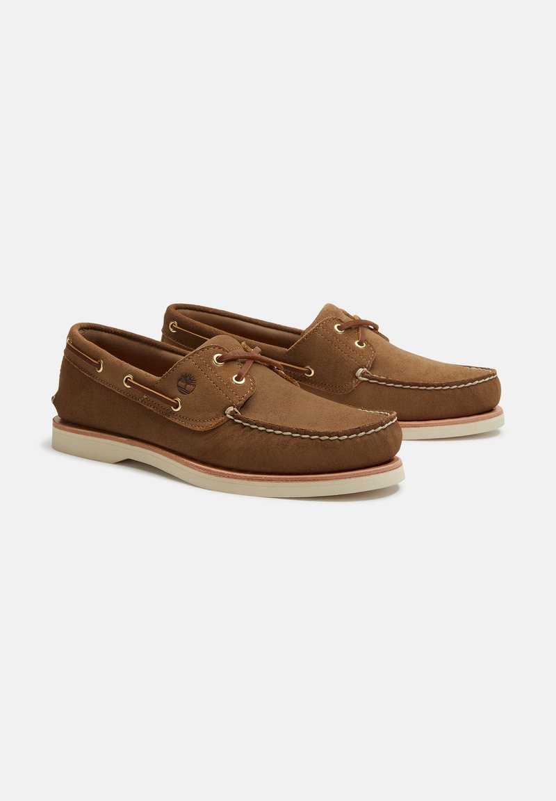 Timberland VIBRAM CRAFTED BOAT 2 EYE - Boat shoes - medium beige