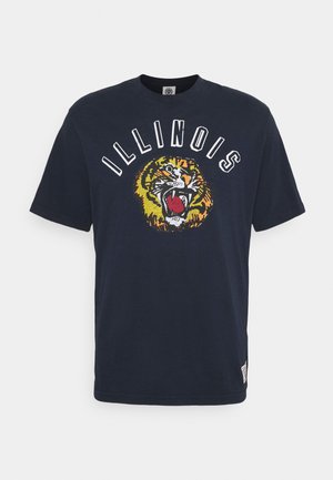Print T-shirt - navy