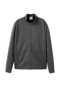 Chaqueta de punto - mottled dark grey