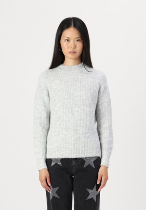 ONLY ONLMAGGIE LIFE O NECK - Džemperis - light grey