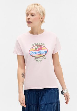 BDG Urban Outfitters ITALIAN - Μπλουζάκι με στάμπα - pink