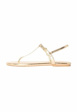 Friends Like These REGULAR FIT - TOE THONG FIT - T-rihmaga sandaalid - gold