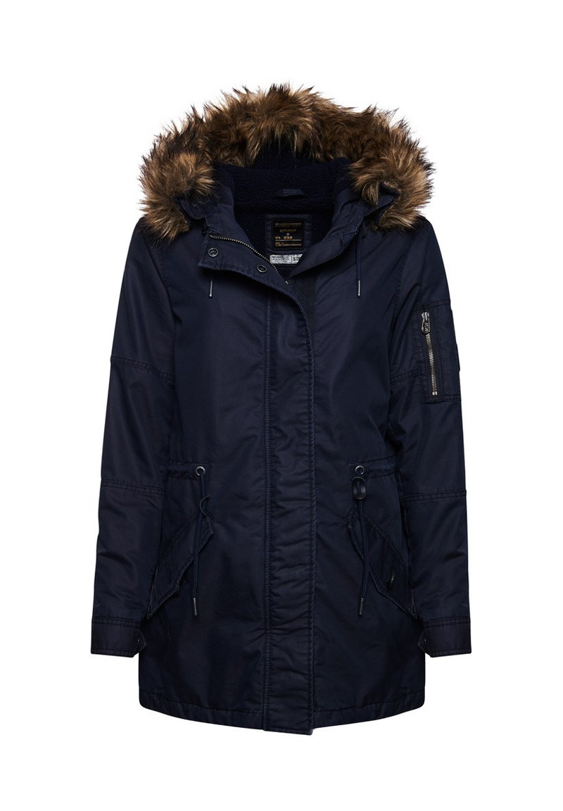 Superdry & Co Parka blauw Superdry & Co Parka blauw