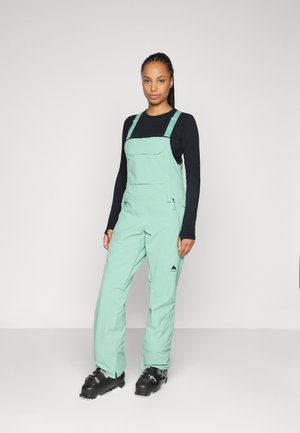WOMENS RESERVE STRETCH SLIM BIBS - Skibroek - soft sage