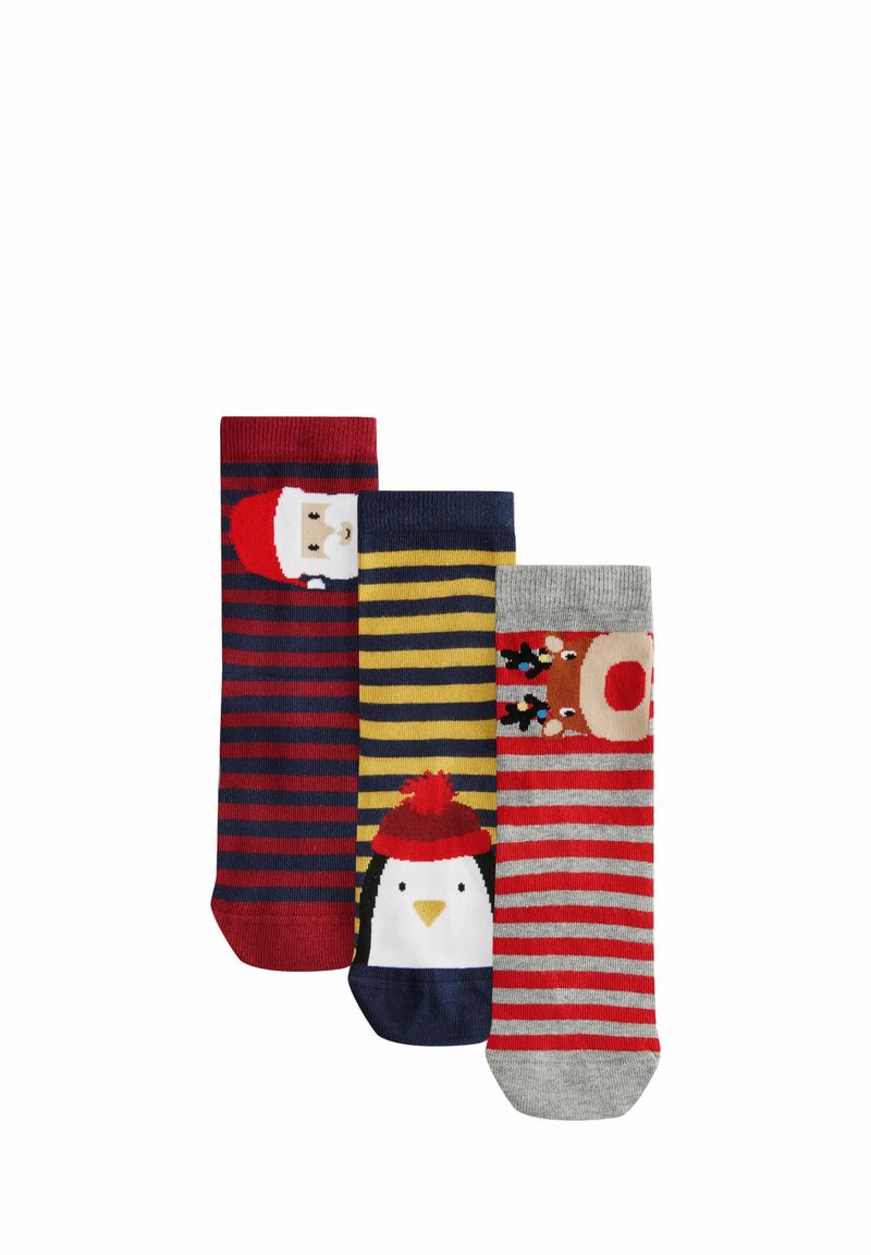 Next RICH CHRISTMAS 3 PACK - REGULAR FIT - Sukat - red yellow black