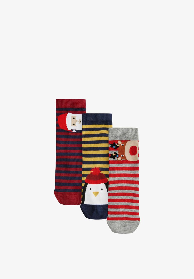 Next RICH CHRISTMAS 3 PACK - REGULAR FIT - Sukat - red yellow black