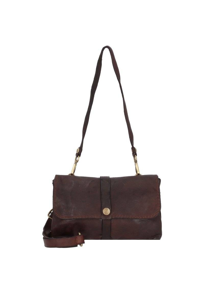 Sac Bandoulière Campomaggi En Cuir - Pochette Vintage Jaune - Neuf Avec étiquettes