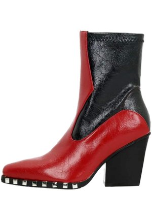 Botines camperos rojos de mujer | Selección Online Zalando