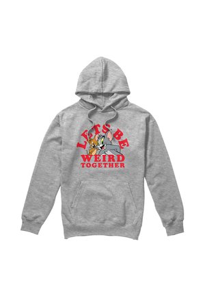 Cotton Soul, TOM AND JERRY WEIRD TOGETHER VALENTINE - Hoodie - mottled light grey