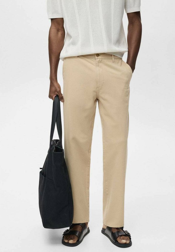 REGULAR-FIT - Straight leg jeans - beige