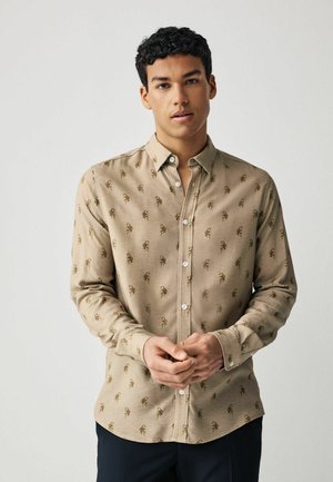 REGULAR FIT - Camisa - natural