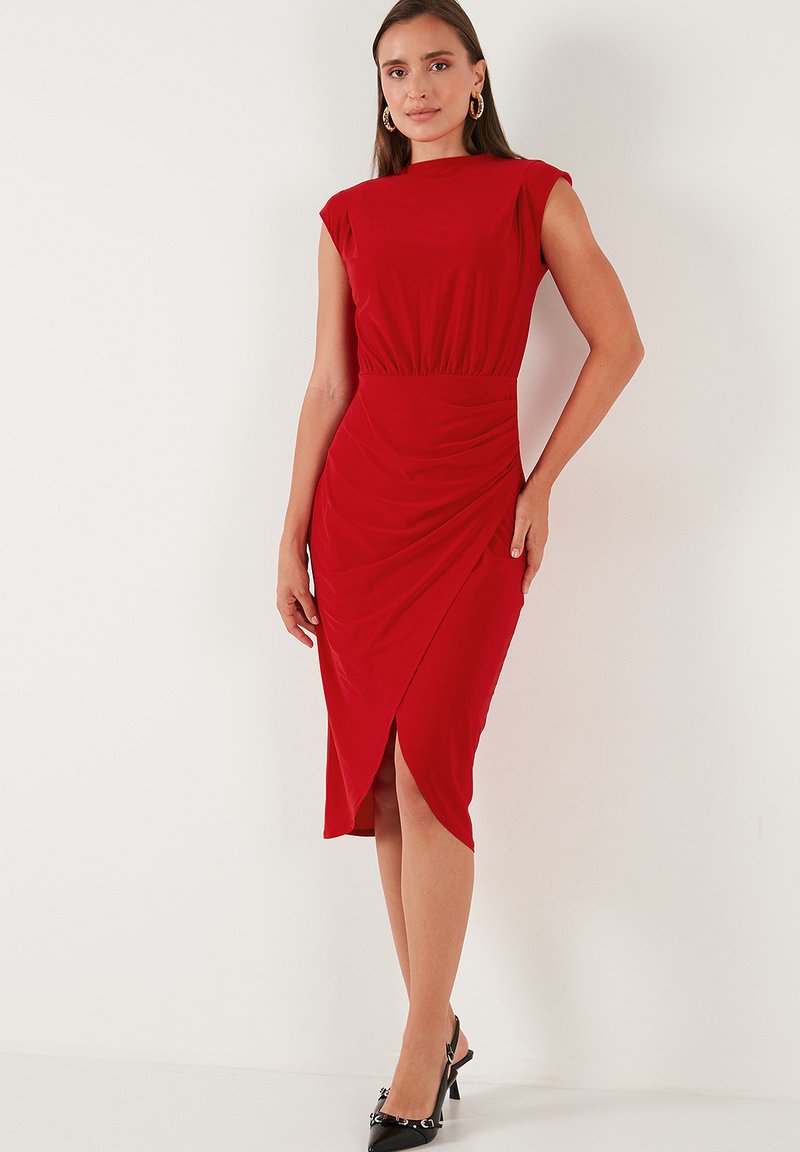 LELA SLIM FIT - Cocktail dress / Party dress - red - Zalando.ie