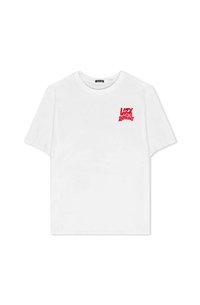 LAZY UNISEX - Camiseta estampada - white