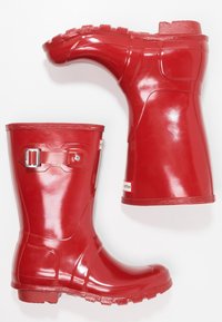 Hunter ORIGINAL ORIGINAL SHORT GLOSS - Galochas - middle red