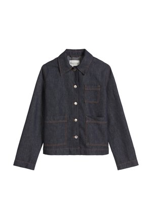 Marc O'Polo REGULAR - Denim jacket - rinsed cotton linen wash