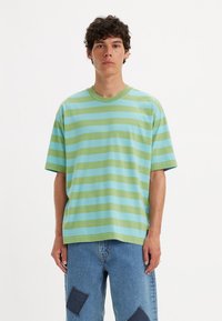 Levi's® Skateboarding SKATEBOARDING GRAPHIC BOXY TEE - Tricou cu imprimeu - thinking about blue grey
