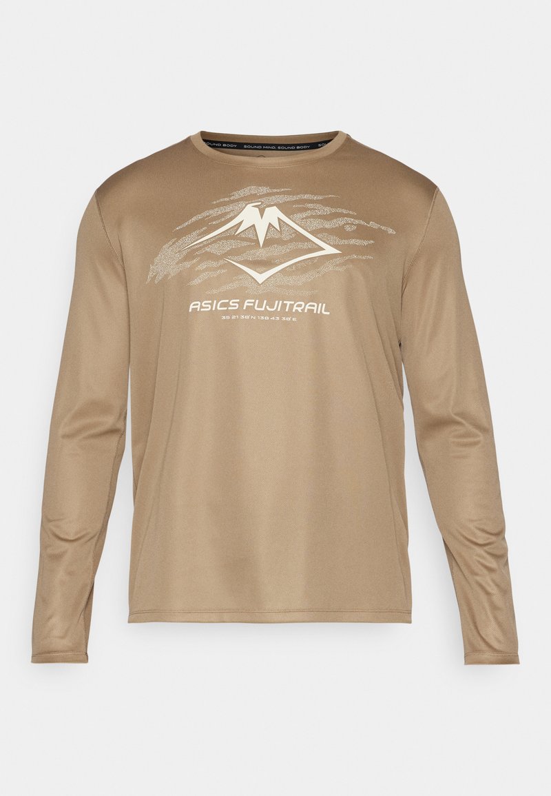 ASICS - Camiseta de manga larga (marrón claro)