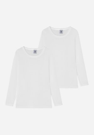 TEE 2 PACK UNISEX - T-shirt à manches longues - white