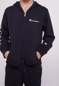 Champion AMERICAN CLASSICS HOODED FULL ZIP - Sudadera con cremallera - black