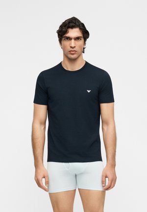 Emporio Armani PARTE ALTA CREW NECK 2 PACK - Φανέλα - blue/white