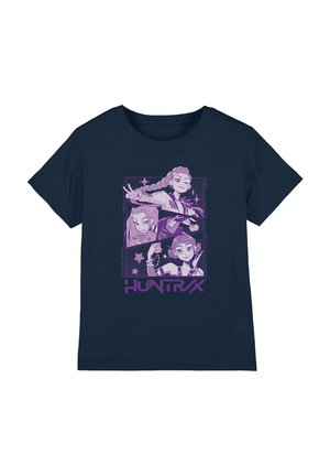 K-POP DEMON HUNTERS - HUNTRIX MANGA PANELS TRIO - T-Shirt print - dark blue