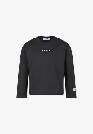 MSGM Maglietta a manica lunga - black